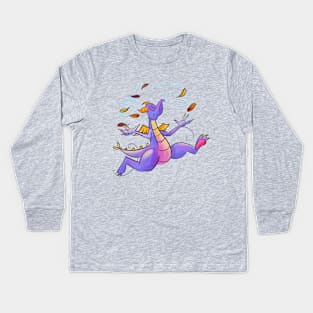 Leaping Figment Kids Long Sleeve T-Shirt